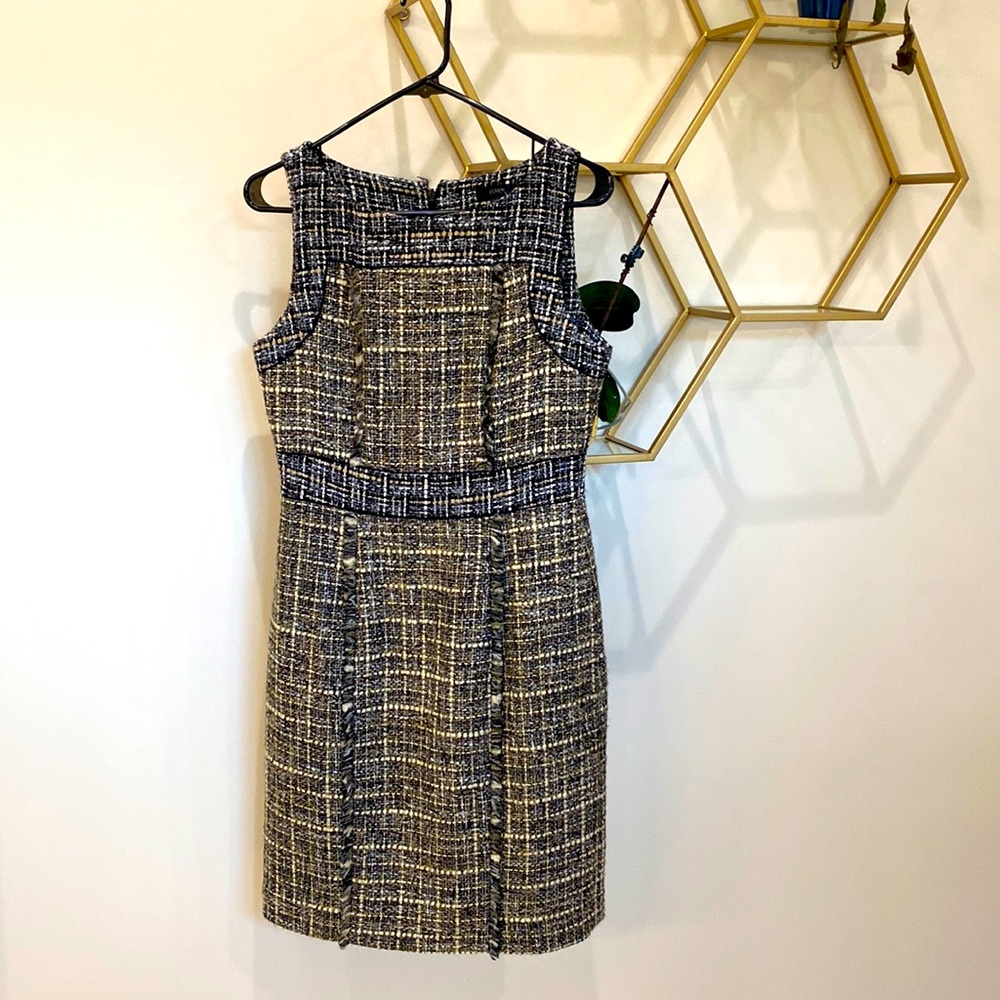 J Crew tweed shift dress size 4